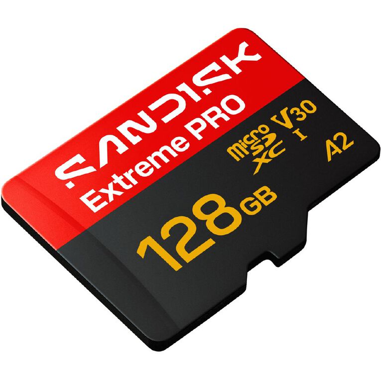 Sandisk Extreme Pro microSD UHS-I 128GB MicroSD 250MB/s(R) / 120MB/s(W), , hi-res