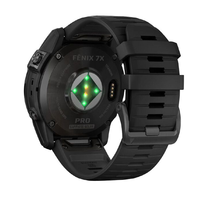 Garmin fenix 7X Pro - Sapphire Solar Edition, Carbon Gray DLC Titanium with Black Band, , hi-res