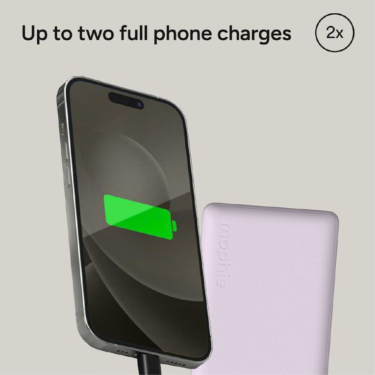Mophie Power Boost 10K PD Powerbank - Lilac, , hi-res