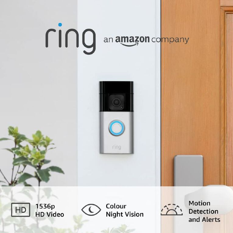 Ring Video Doorbell Plus, , hi-res