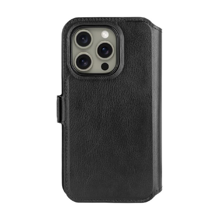 3SIXT Neo Wallet MagSafe Case for iPhone 16 Pro - Black, , hi-res