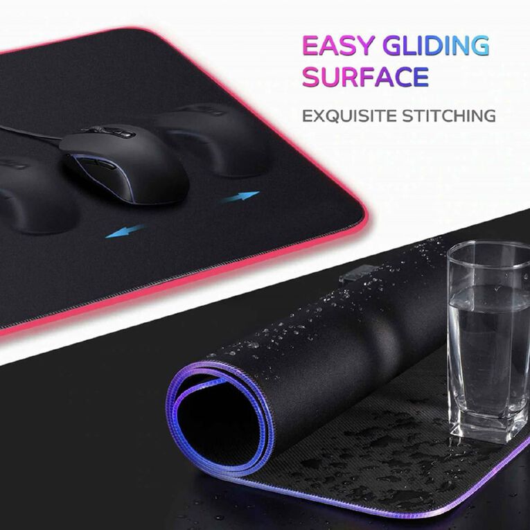 Playmax Surface X2-RGB Mouse Mat - Black, , hi-res