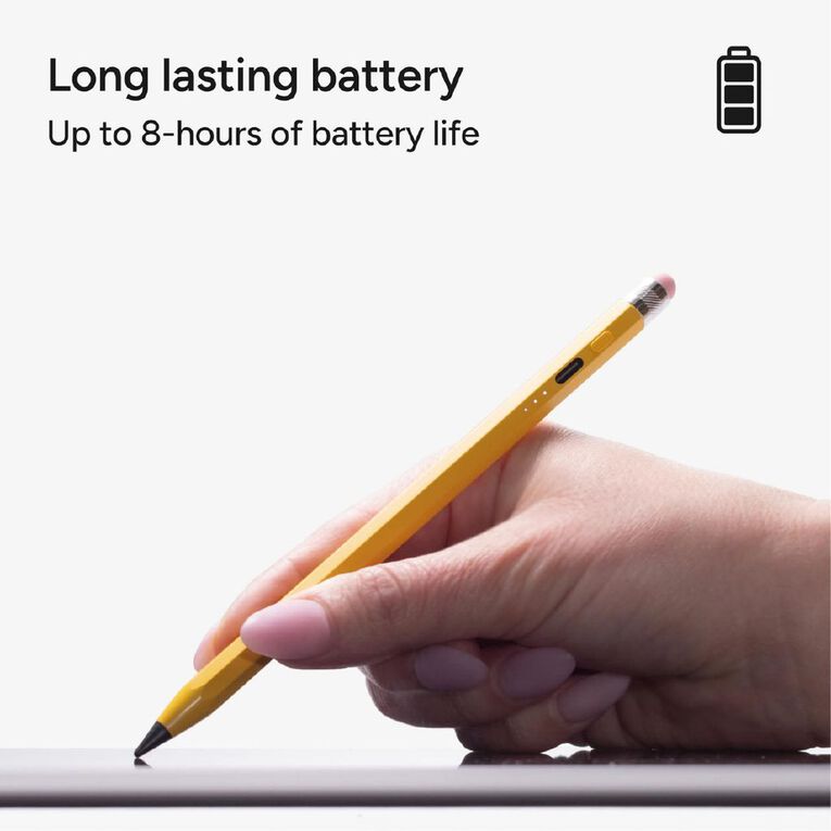 Zagg Oxford Stylus Pencil for iPad and iPad Pro - Yellow, , hi-res