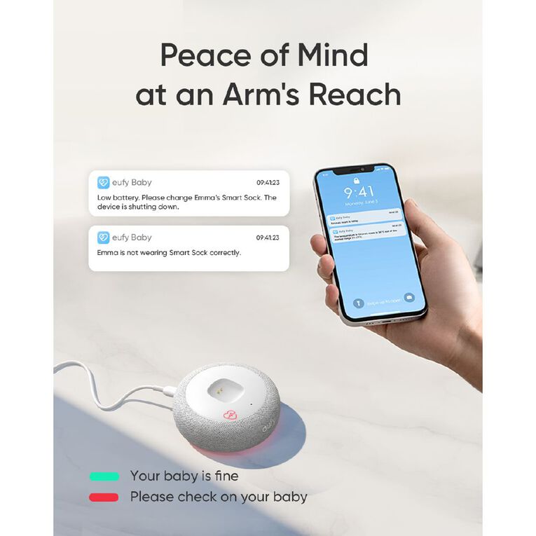 Eufy Baby S320 Smart Sock, , hi-res