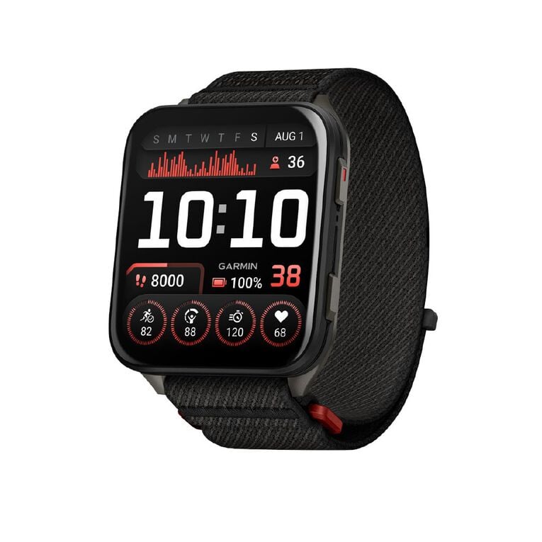 Garmin Venu X1 Black With Slate Titanium Caseback & Black Comfortfit Nylon Band, , hi-res