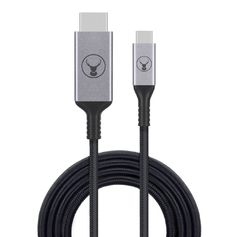 Bonelk Long-Life USB-C to HDMI Cable 2.5m - Black, , hi-res