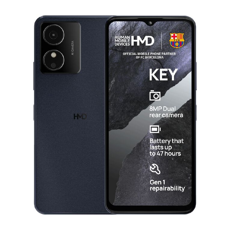 HMD Key Locked with Spark & Skinny Sim - Midnight Black, , hi-res