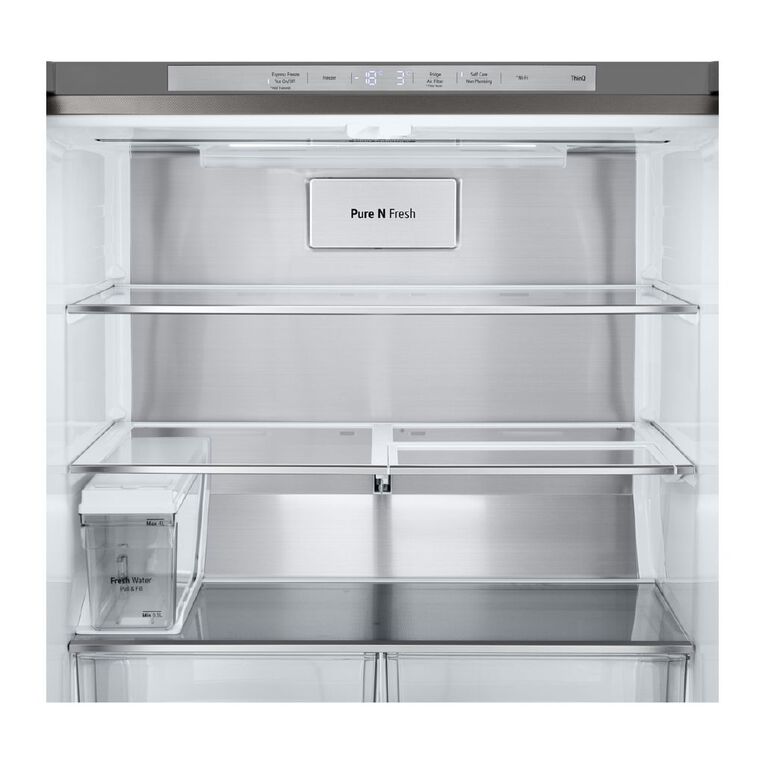 LG 506L Slim French Door Fridge Non-Plumbed - Stainless, , hi-res