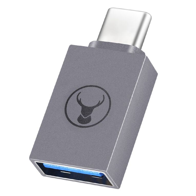 Bonelk USB-C to USB-A 3.0 Adapter - Space Grey, , hi-res