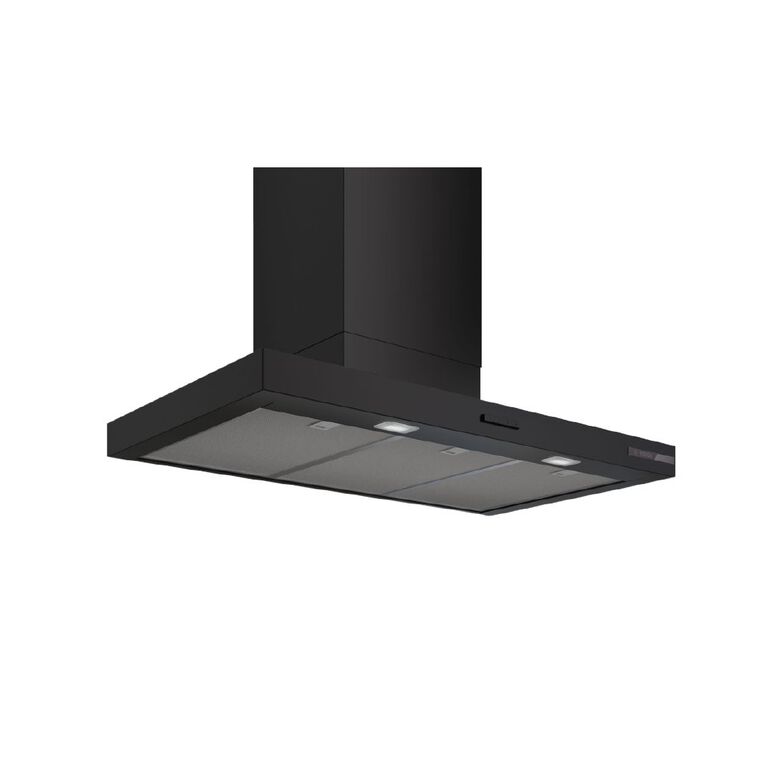Bosch 90cm Wall Mounted Canopy Rangehood - Matte Black - Series 4, , hi-res