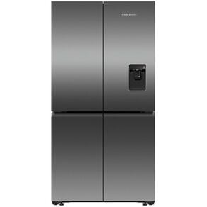 Fisher & Paykel 538L Free Standing Quad Door Fridge Freezer - Black Stainless Steel