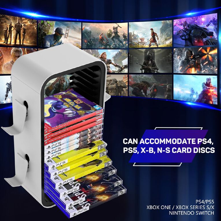 Playmax Games Tower Storage - Black/White, , hi-res