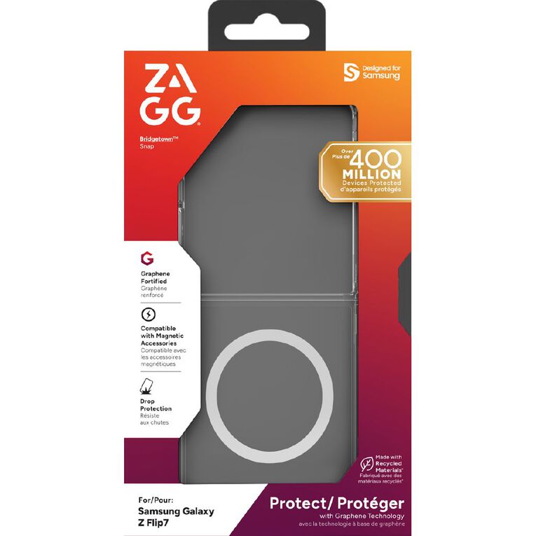 Zagg Bridgetown Snap Case Clear - Samsung Galaxy Z Flip7, , hi-res