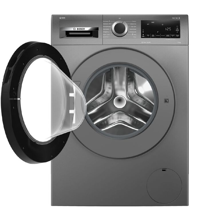 Bosch 9kg Series 6 Front Load Washing Machine - Cast Iron Grey, , hi-res