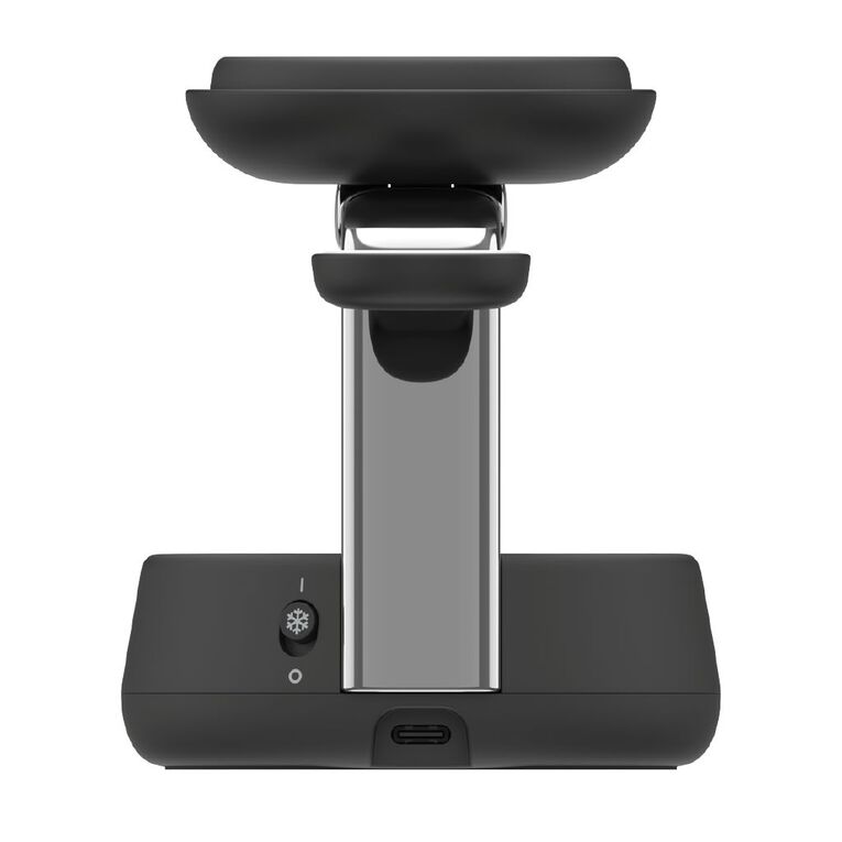 Belkin UltraCharge Pro 3-in-1 Magnetic Charging Dock with Qi2 25W - Charcoal, , hi-res