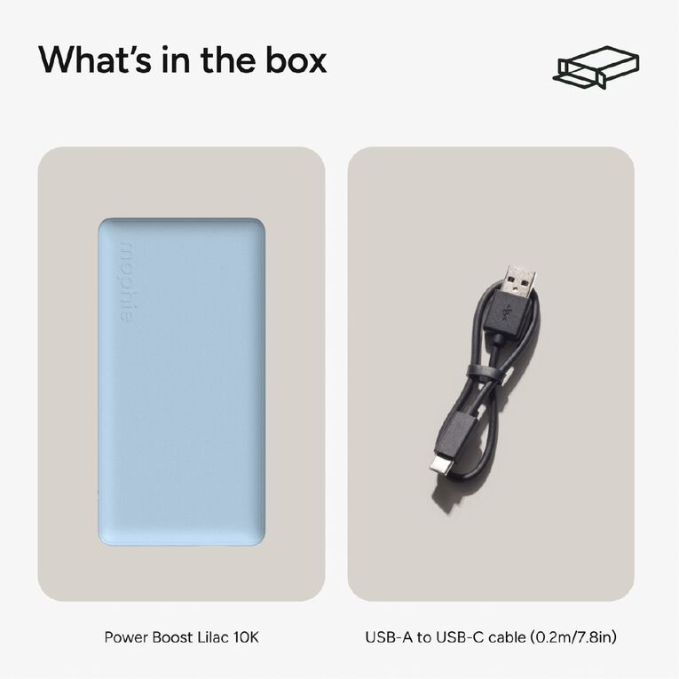 Mophie Power Boost 10K PD Powerbank - Blue, , hi-res