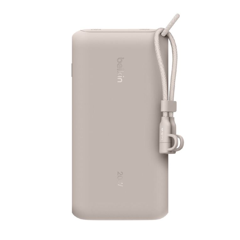 Belkin BoostCharge Power Bank 20K with Display - Sand, , hi-res