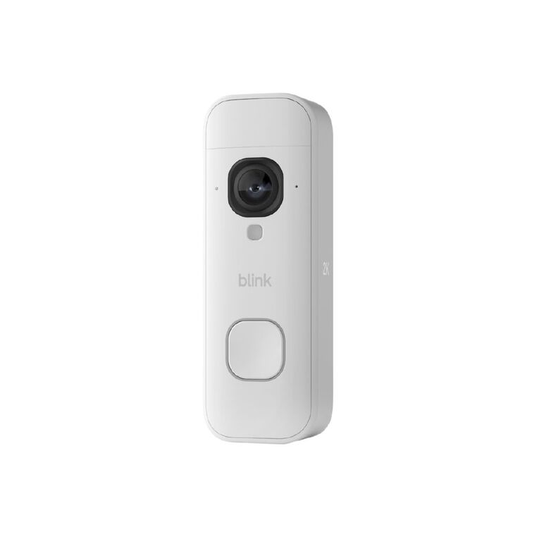 Blink Video Doorbell 2K+ Add On White, , hi-res