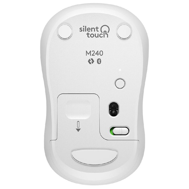Logitech M240 Silent Bluetooth Mouse - Off White, , hi-res