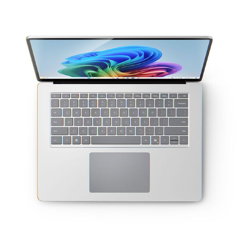 Microsoft Surface Laptop 7th Edition Copilot+ PC 15in Snapdragon X Elite 16GB RAM 256GB SSD Windows 11 Notebook - Platinum, , hi-res