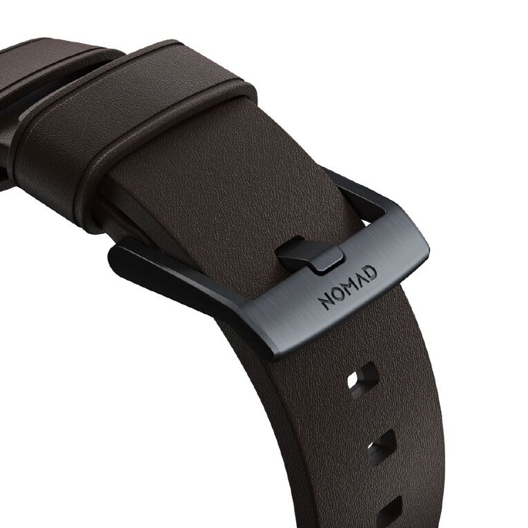 Nomad Active Band Pro for Apple Watch (42 / 44-46 / 49mm / ULTRA) - Brown Leather / Black Hardware, , hi-res