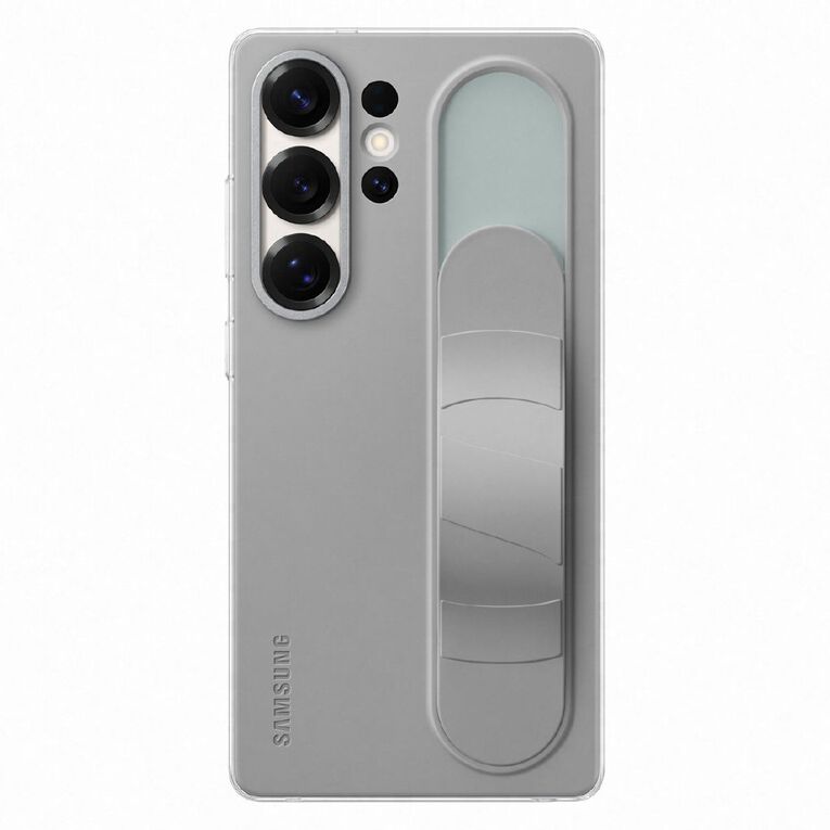 Samsung S25 Ultra Standing Grip Case - Grey, , hi-res
