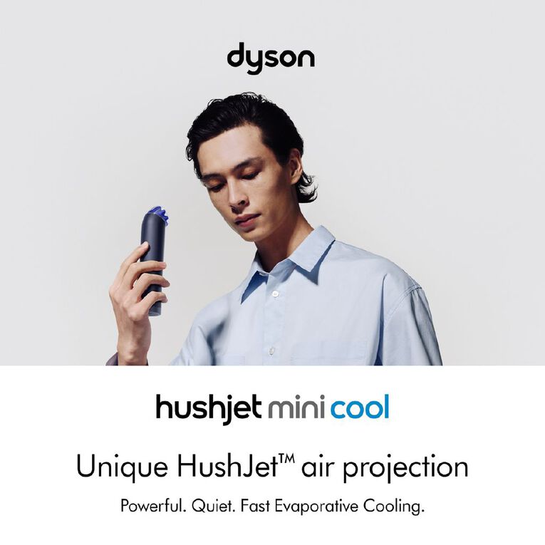 Dyson HushJet Mini Cool fan in Ink Cobalt, , hi-res