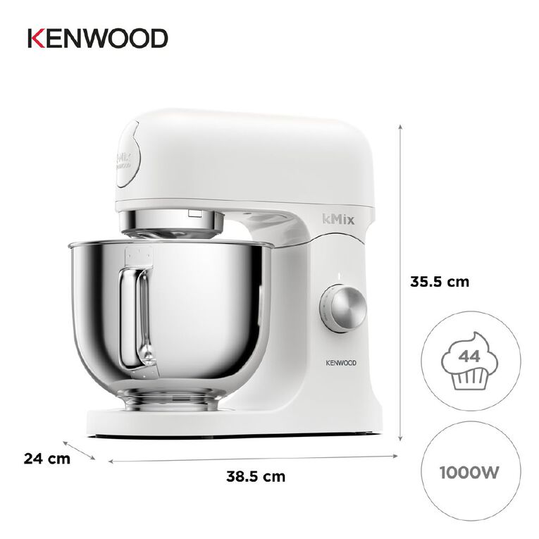 Kenwood kMix Pure White Stand Mixer (KMX751AWH), , hi-res