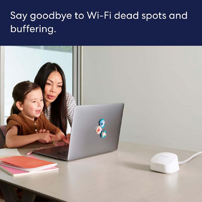 Amazon eero 6+ | 1 Gbps Mesh Wi-Fi 6 Router & Extenders - 3 Pack, , hi-res