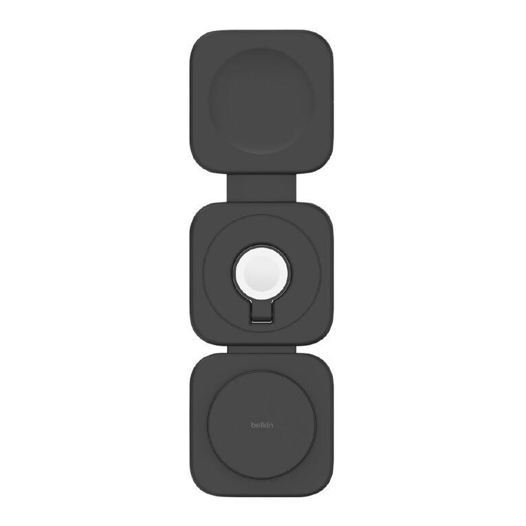 Belkin 3-In-1 QI2 15W Boostcharge Pro Travel Magnetic Wireless Charging Pad, , hi-res