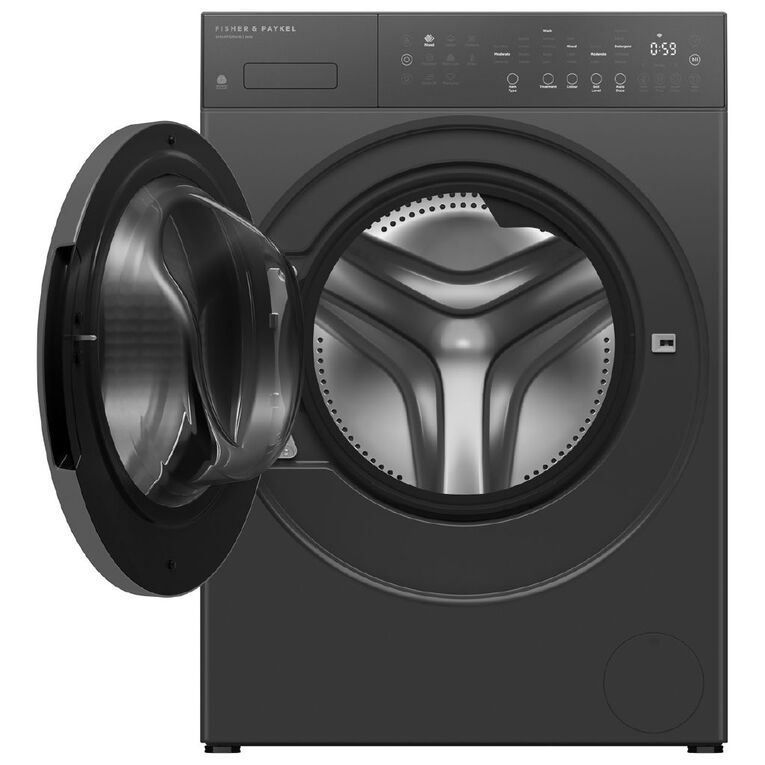 Fisher & Paykel 8kg Series 5 Contemporary Front Loader Washing Machine FlexiDose - Graphite, , hi-res