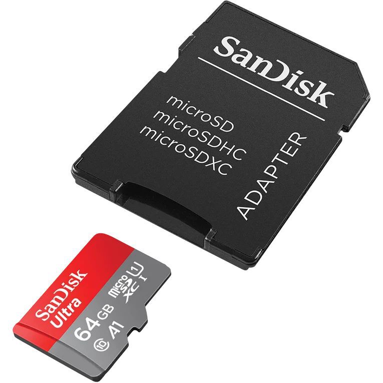 Sandisk Ultra 64GB MicroSD Card, , hi-res