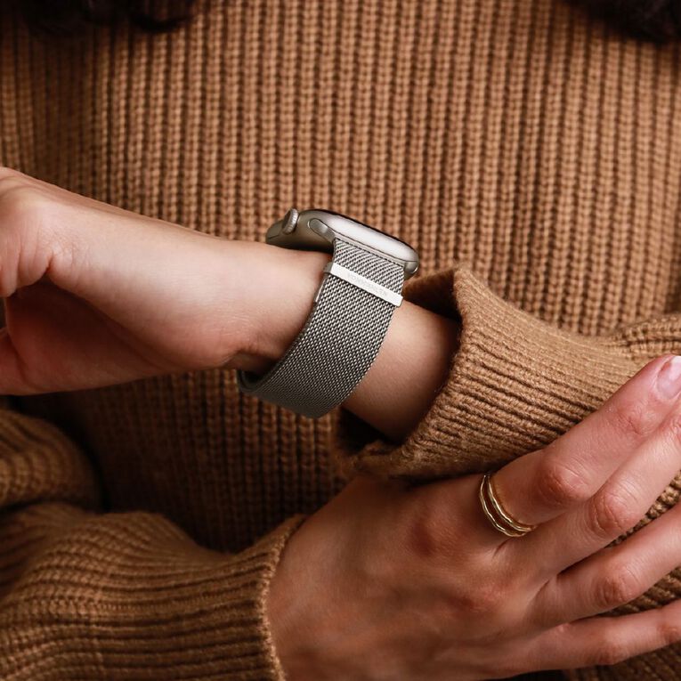 Vonmahlen Milanese Loop 2 for Apple Watch (40-42mm) - Champagne, , hi-res