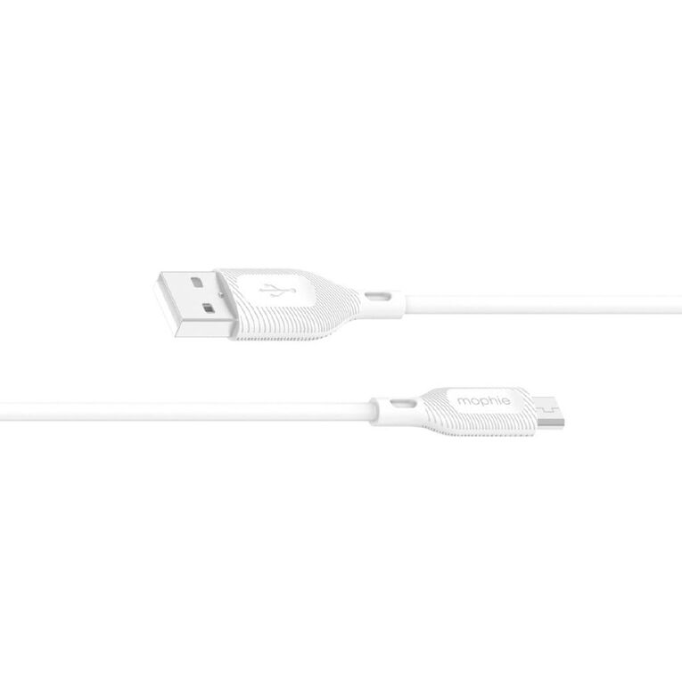 Mophie Essential USB-A to Micro USB Cable 1m - White, , hi-res