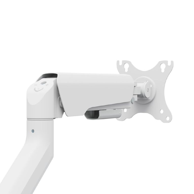 Bracom Flexprecision Gas Spring Monitor Arm With USB Ports White, , hi-res