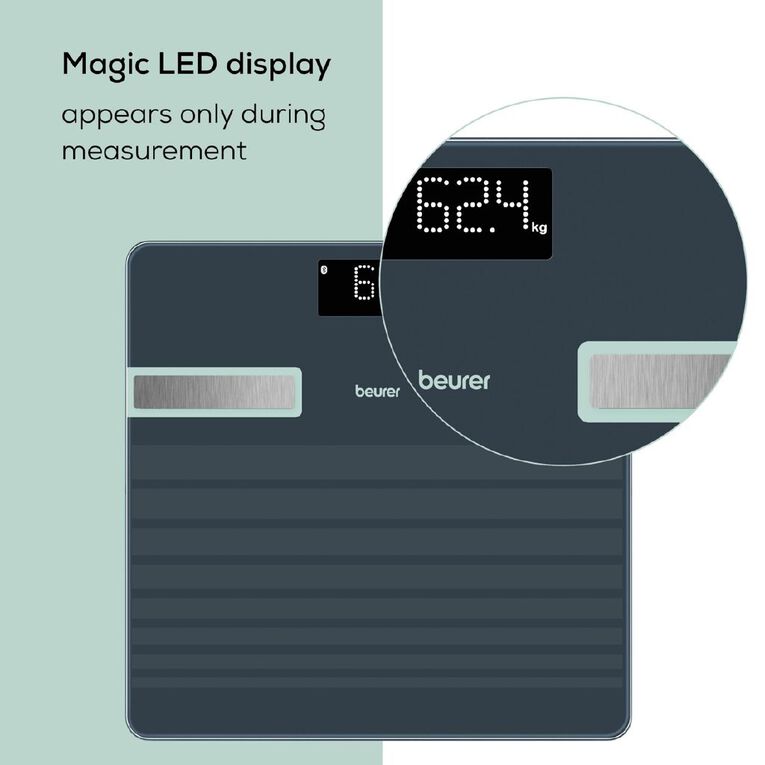 Beurer BF451BG Limited Edition Bluetooth Glass Body Fat Scale, , hi-res
