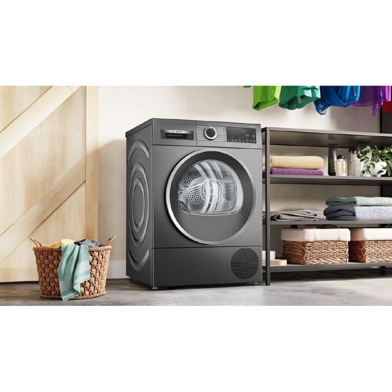 Bosch 8kg Series 6 Heat Pump Dryer - Cast Iron Grey, , hi-res