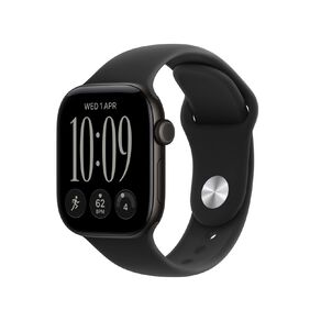 Apple Watch Series 12 GPS 42mm Black Aluminium Case with Black Sport Band M/L