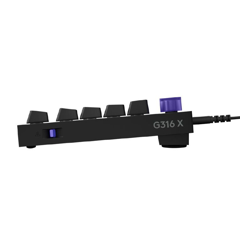 Logitech G316 X 75 Wired Gaming Keyboard - Black, , hi-res