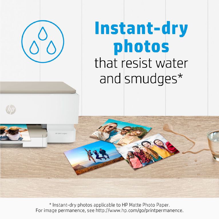 HP Matte FSC 180gsm  Photo Paper 25 pack (4x6in), , hi-res