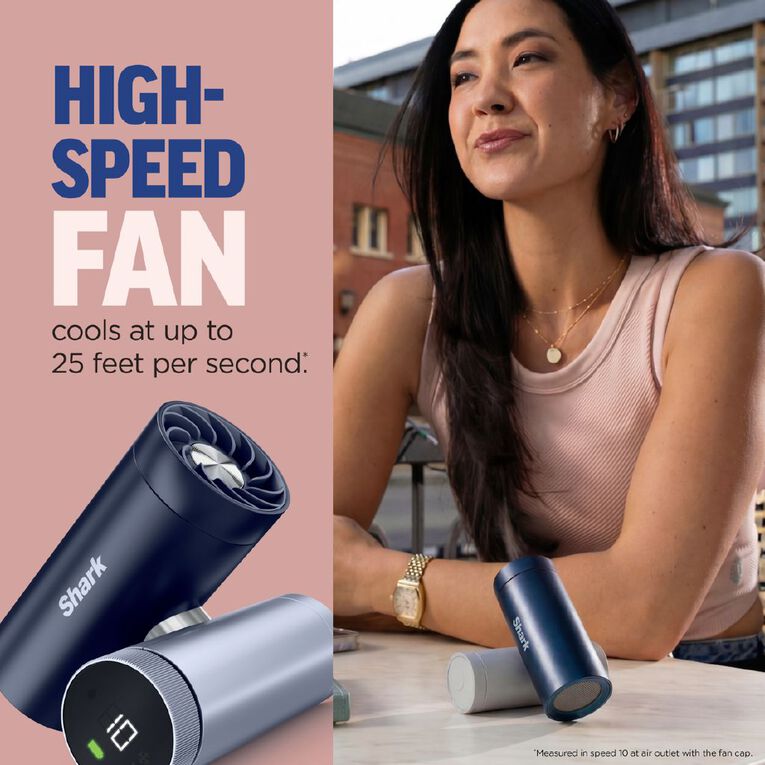 Shark ChillPill 3-in-1 Personal Cooling System - Navy Blue, , hi-res