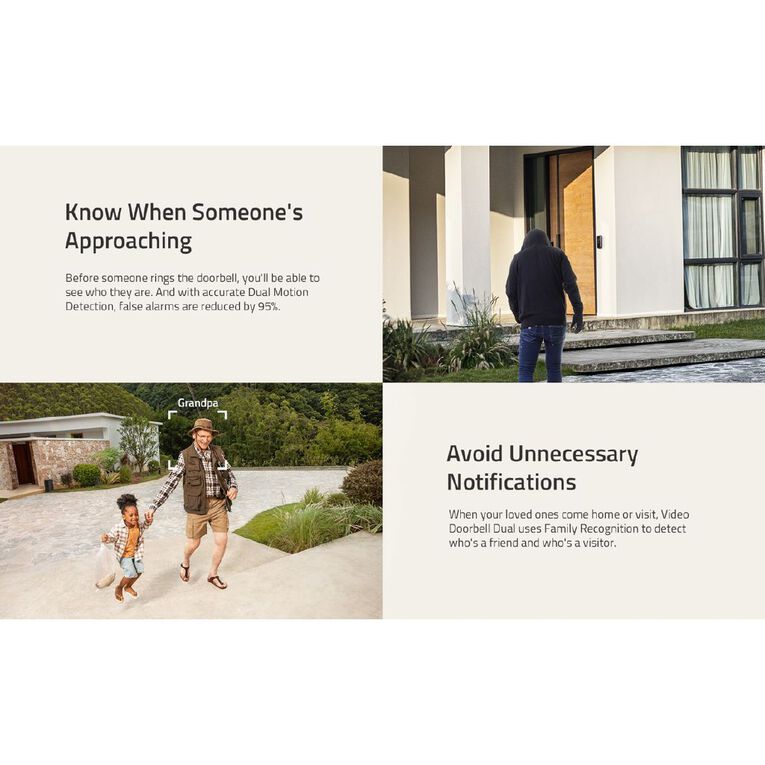 Eufy Video Dual Cam 2K Doorbell (Battery) Add-On, , hi-res