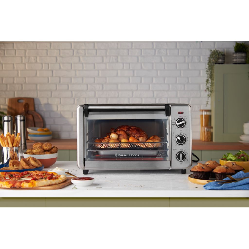 Russell Hobbs Air Fry Crisp'n'Bake Bench Top Oven - Noel Leeming