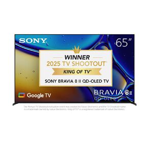 Sony 65 Inch BRAVIA 8 Mk 2 4K QD-OLED Google TV