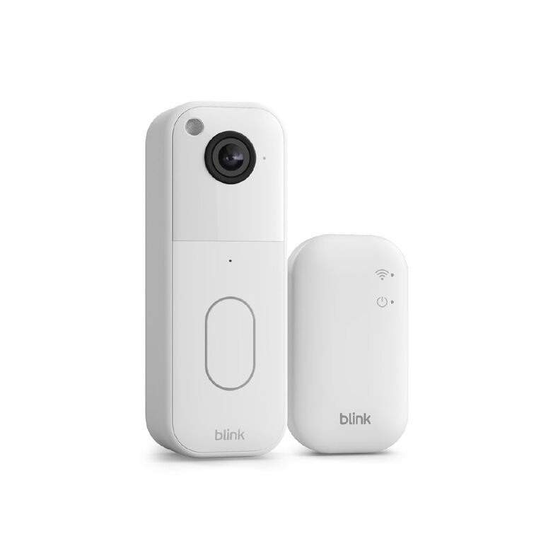 Blink Video Doorbell With Sync Module - White, , hi-res