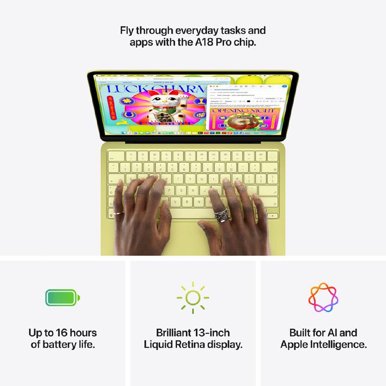 Apple MacBook Neo 13-inch with A18 Pro Chip 8GB/512GB 6 Core CPU 5 Core GPU - Touch ID - Blush, , hi-res