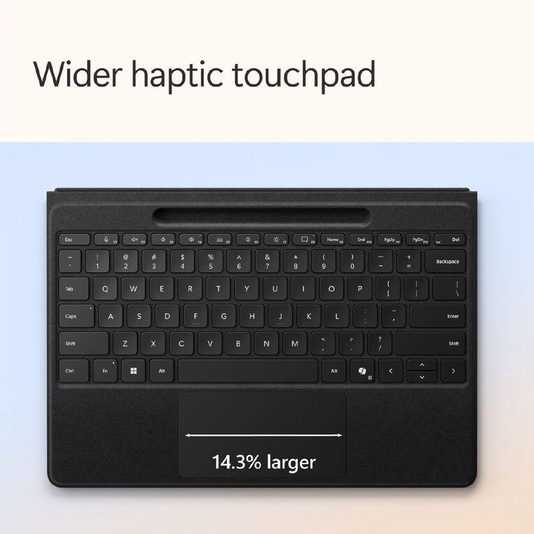 Microsoft Surface Pro 11 Flex Keyboard with Pen Storage - Black, , hi-res
