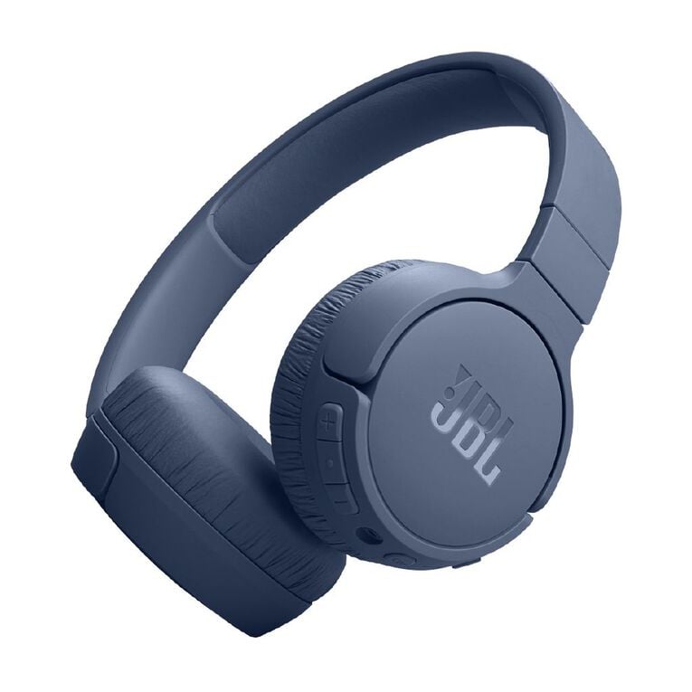 JBL Tune 670NC Wireless Adaptive Noise Cancelling On-Ear Headphones - Blue, , hi-res