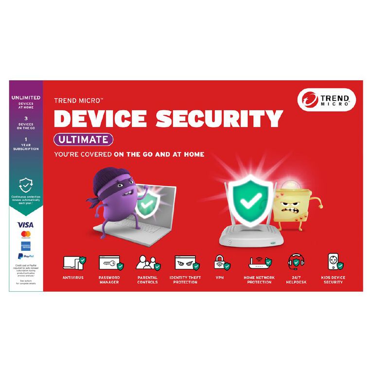 Trend Micro Home Network Security Box with 1 Year Ultimate Subscription for 3 Devices, , hi-res