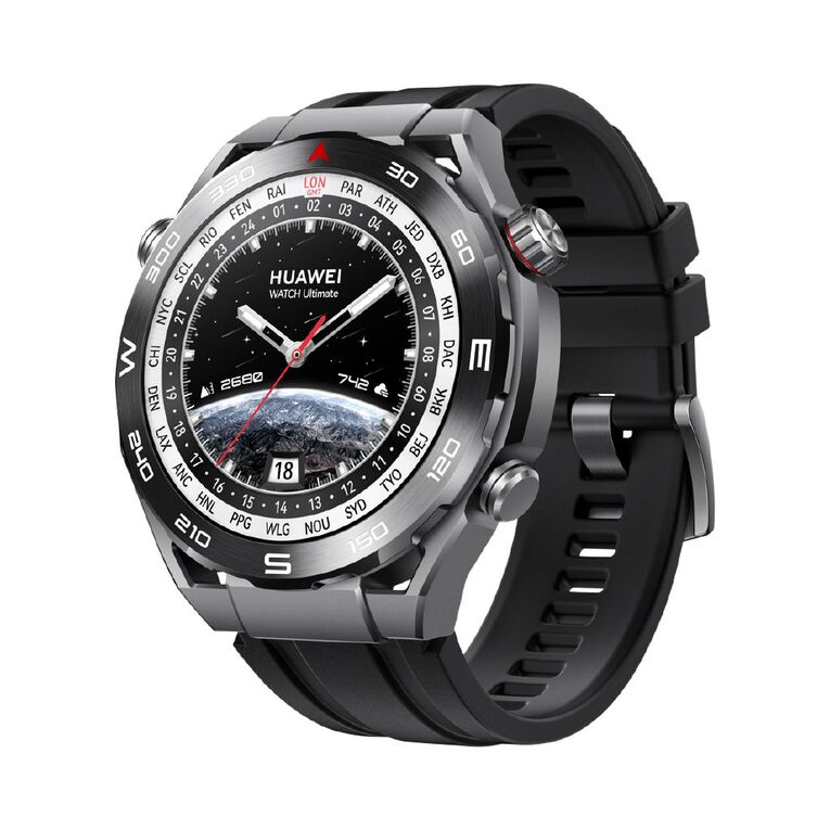 Huawei Watch Ultimate Black Strap, , hi-res